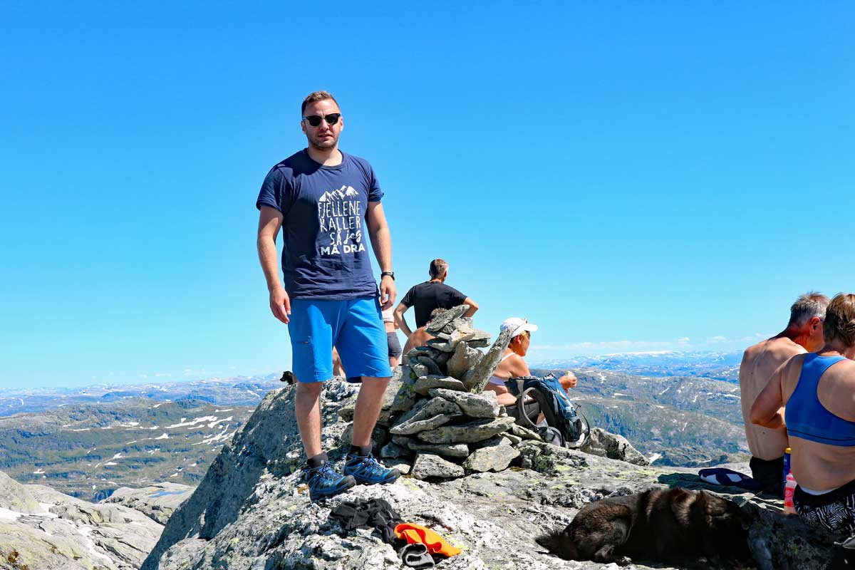 Topptur til Fuglafjellet 1334 moh fra Kvamskogen – fjellturer i Kvam