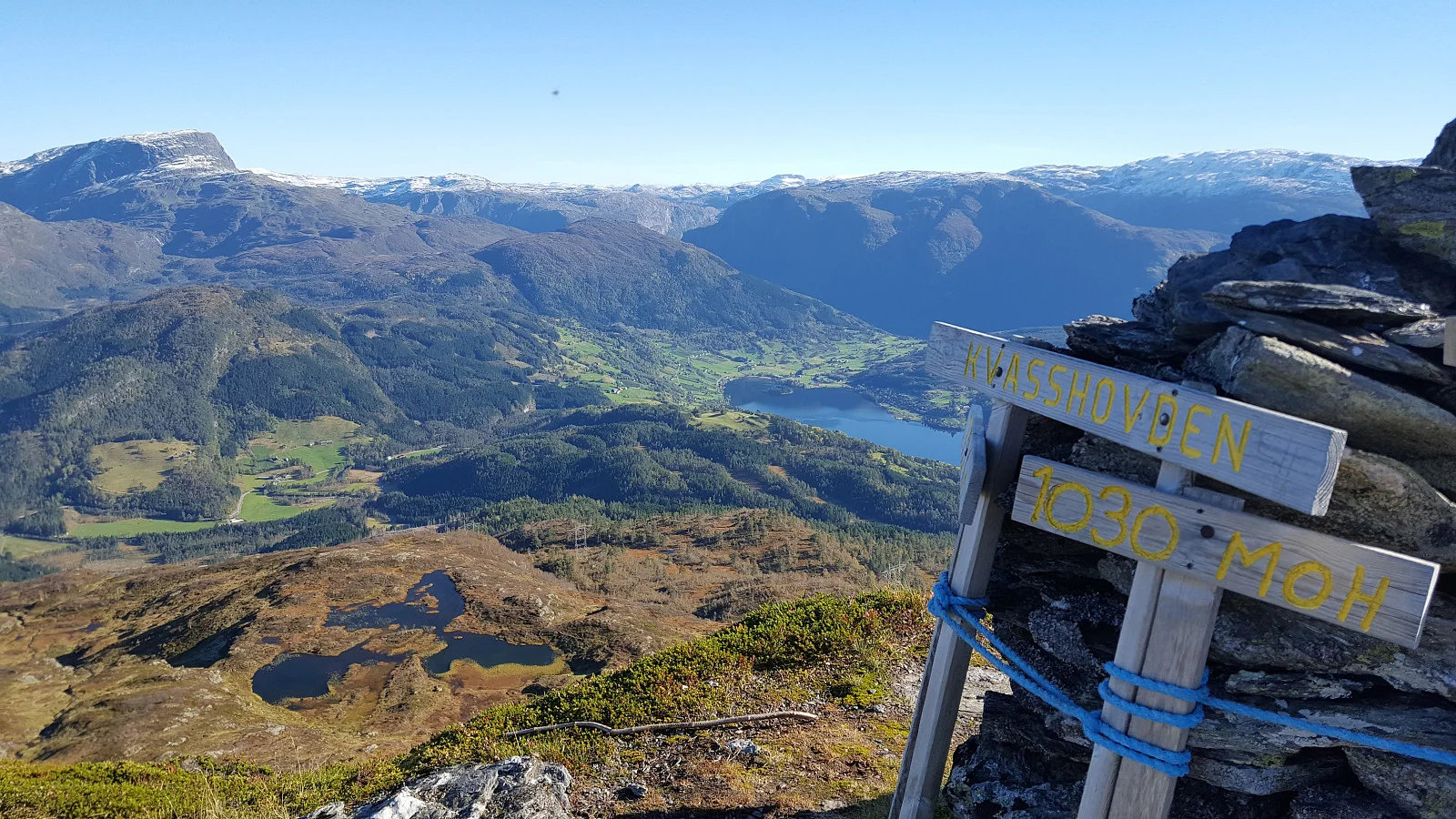 Varden på Kvasshovden (1025 moh)