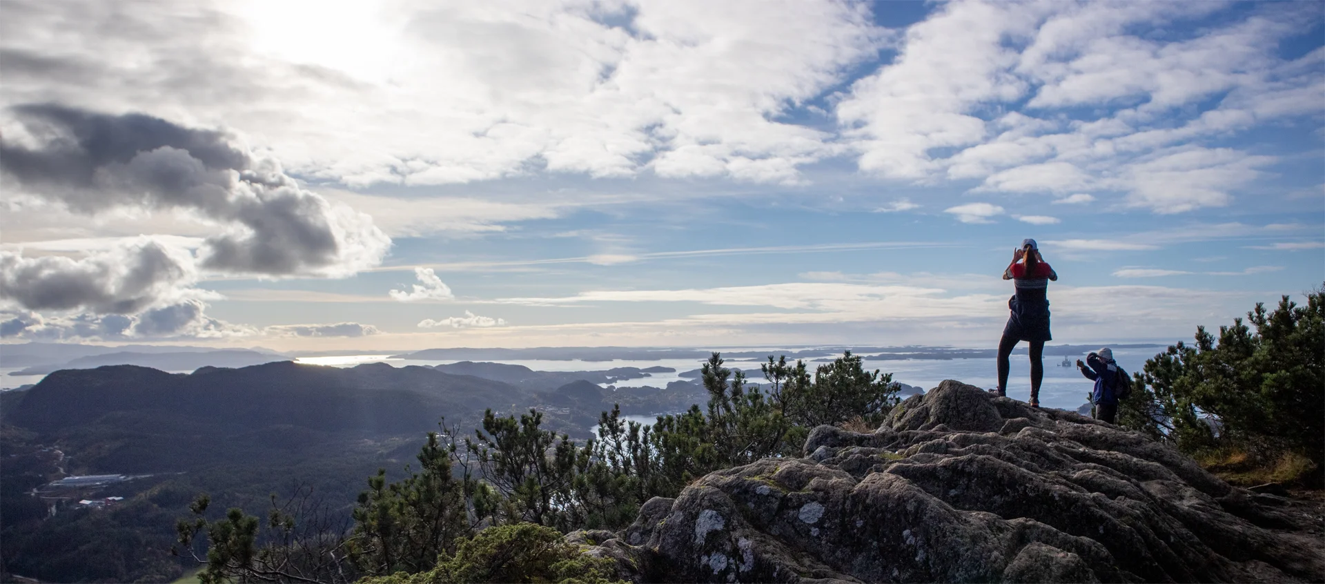 Kort fjelltur til Lyshornet (405 moh) fra Lysekloster