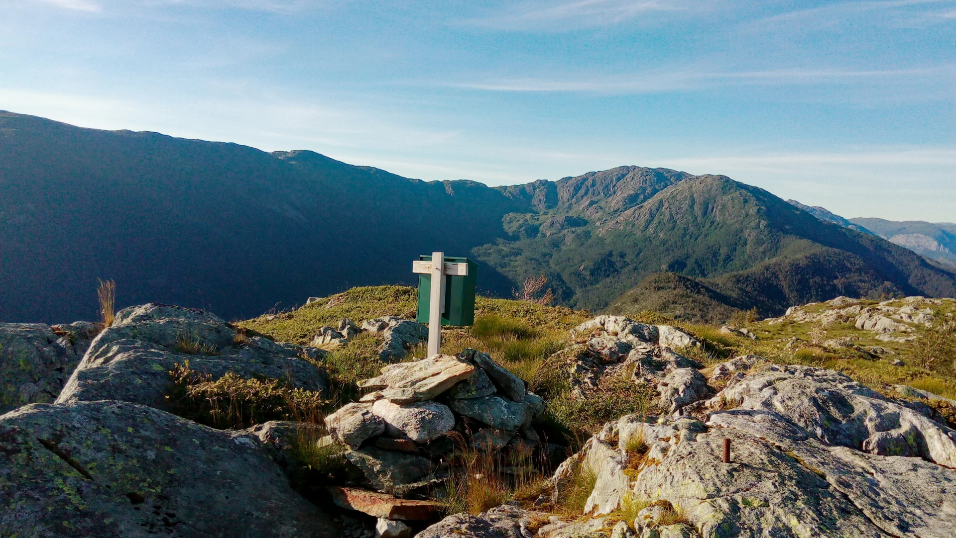 Gråfjellet (487 moh) fra Lønningdal i Os
