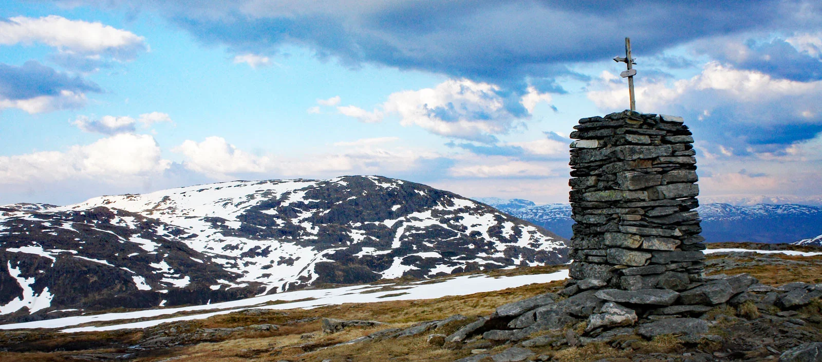 Austefjellet (808 moh) fra Bontveit
