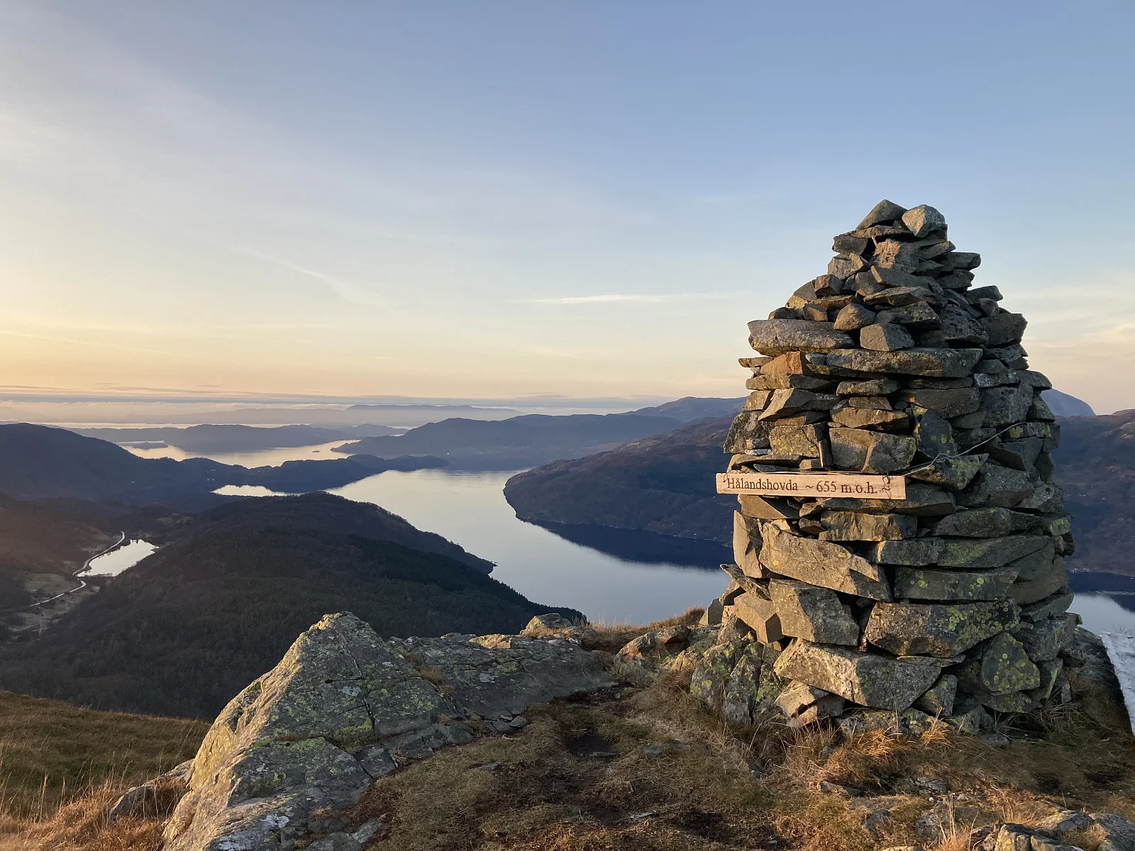 Fjelltur til Hålandshovda (655 moh) i Etne