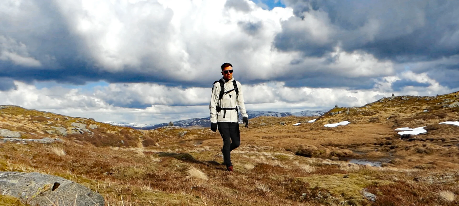 Fjelltur fra Fløyen over vidden til Arna
