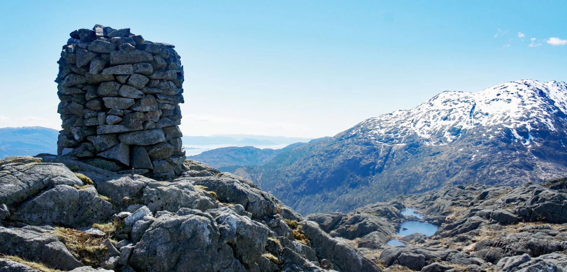 Sauafjellet (539 moh) fra Hausdalen