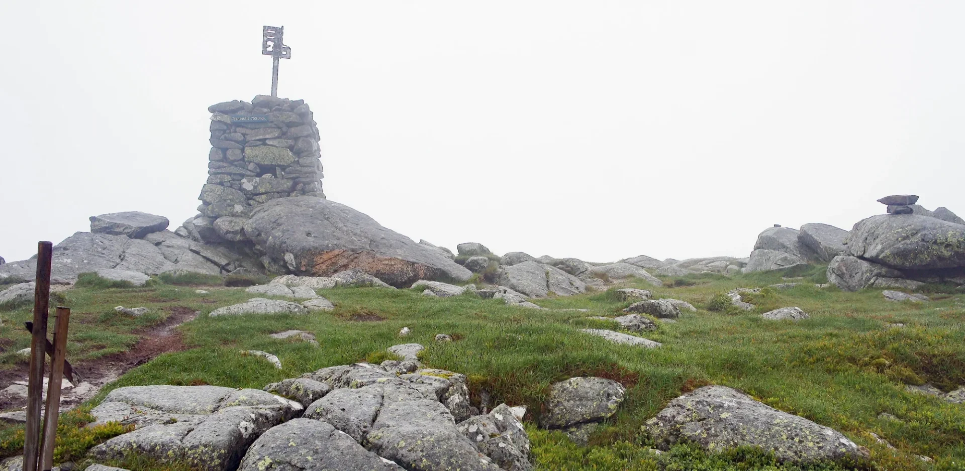 Tysnessåta (752 moh) fra Tverrelva