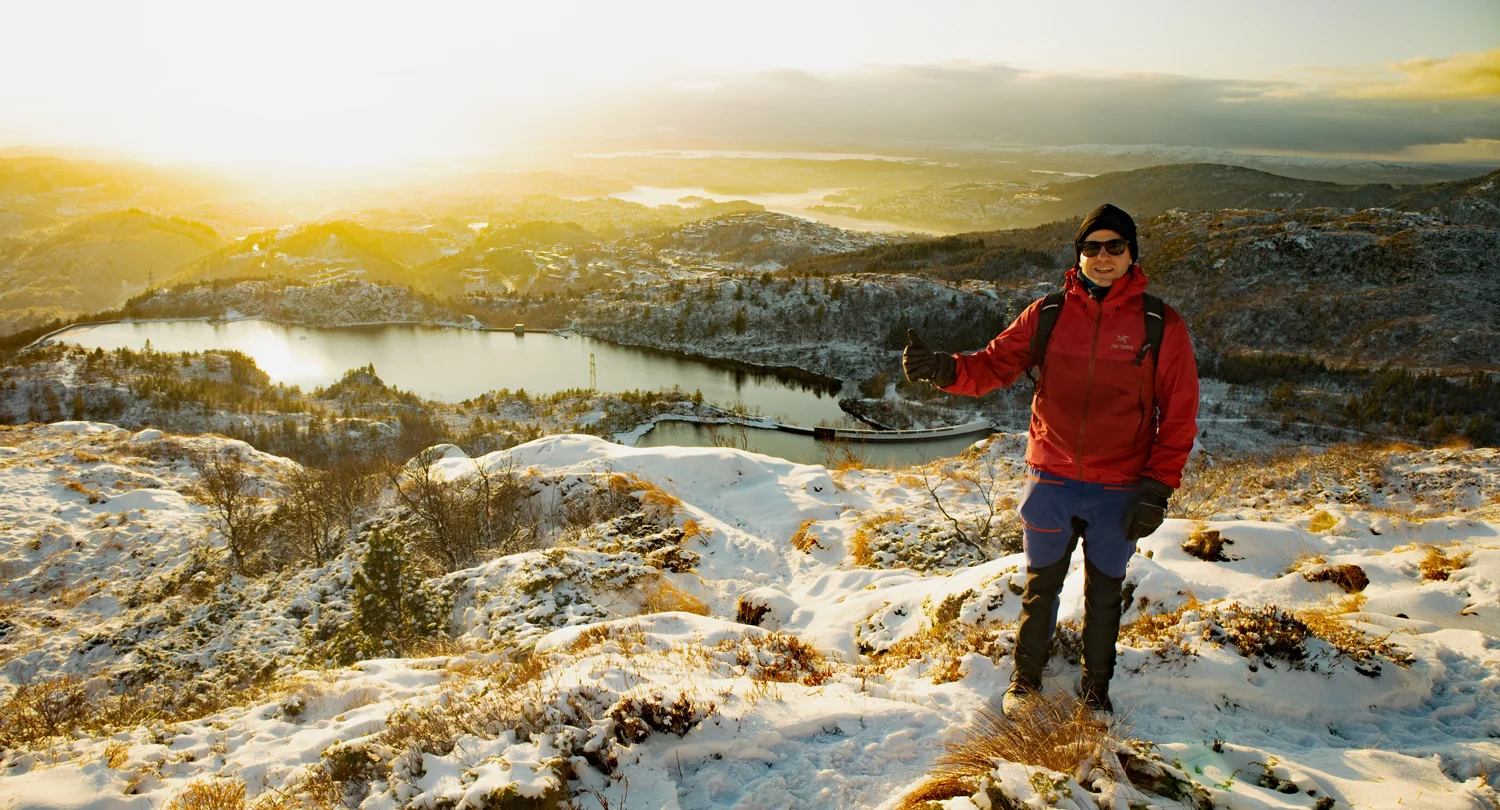 Vasslifjellet (629 moh) fra Sædal