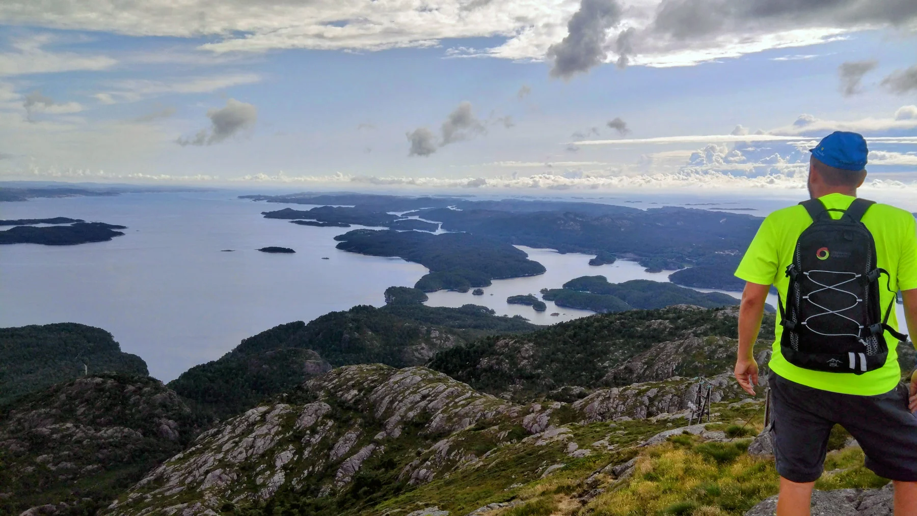 Sherpatrappene opp til Siggjo (473 moh)