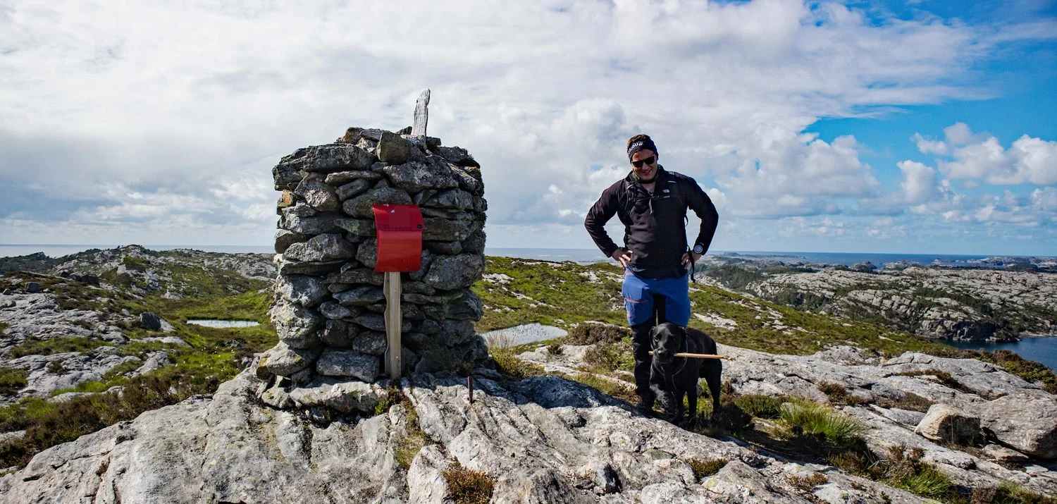 Brotavarden (87 moh) fra Kallestad på Sotra